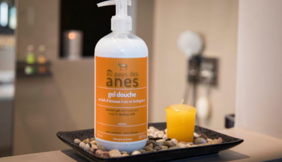 Gel douche au lait d'ânesse, de la douceur pour toute la famille